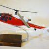 Model of Aérospatiale Gazelle with detailed craftsmanship.