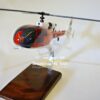 Model of Aérospatiale Gazelle with detailed craftsmanship.