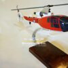 Model of Aérospatiale Gazelle with detailed craftsmanship.