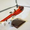 Model of Aérospatiale Gazelle with detailed craftsmanship.