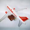 Model of Airbus A319 Easyjet with detailed craftsmanship.