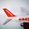 Model of Airbus A319 Easyjet with detailed craftsmanship.