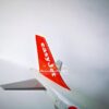 Model of Airbus A319 Easyjet with detailed craftsmanship.