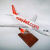 Model of Airbus A319 Easyjet with detailed craftsmanship.
