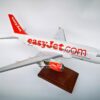 Model of Airbus A319 Easyjet with detailed craftsmanship.