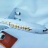 Model of Airbus A340-500 Emirates Airlines with detailed craftsmanship.