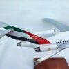 Model of B727-200 Emirates Airlines with detailed craftsmanship.