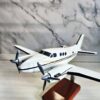 Model of Beechcraft King Air C90 with detailed craftsmanship.