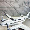 Model of Beechcraft King Air C90 with detailed craftsmanship.