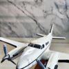 Model of Beechcraft King Air C90 with detailed craftsmanship.