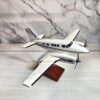 Model of Beechcraft King Air C90 with detailed craftsmanship.