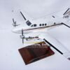 Model of Beechcraft King Air C90 with detailed craftsmanship.
