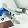 Model of Bücker Bü 131 Jungmann with detailed craftsmanship.