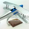 Model of Bücker Bü 131 Jungmann with detailed craftsmanship.