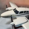 Model of Piper PA-23 Aztec with detailed craftsmanship.