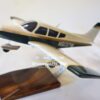 Model of Piper PA-28 Cherokee with detailed craftsmanship.