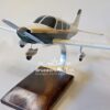 Model of Piper PA-28 Cherokee with detailed craftsmanship.