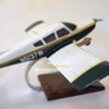 Model of Piper PA-28 Cherokee with detailed craftsmanship.