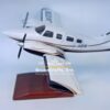 Model of Piper PA-34 Seneca with detailed craftsmanship.