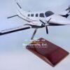 Model of Piper PA-34 Seneca with detailed craftsmanship.