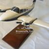 Model of Piper PA-44 Seminole with detailed craftsmanship.