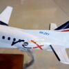 Model of Saab 340 Rex Airlines Aircraft with detailed craftsmanship.