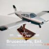Model of Piper PA-28 Cherokee UND with detailed craftsmanship.