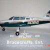 Model of Piper PA-28 Cherokee UND with detailed craftsmanship.