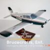 Model of Piper PA-28 Cherokee UND with detailed craftsmanship.