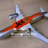 Model of A320 Jetstar with detailed craftsmanship.