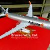 Model of A320 Jetstar with detailed craftsmanship.