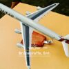 Model of A340-600 Qatar Airways with detailed craftsmanship.
