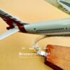 Model of A340-600 Qatar Airways with detailed craftsmanship.