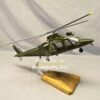 Model of AgustaWestland AW109 with detailed craftsmanship.