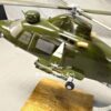 Model of AgustaWestland AW109 with detailed craftsmanship.