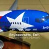 Model of B737-300 Southwest Lonestar with detailed craftsmanship.