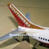 Model of B737-300 Southwest Lonestar with detailed craftsmanship.
