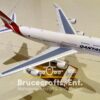 Model of B747-400 Qantas Airlines with detailed craftsmanship.