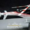 Model of Bell 206L-4 with detailed craftsmanship.