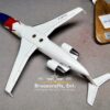 Model of CRJ 200 Air Littoral F-GPYO with detailed craftsmanship.