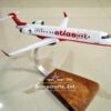 Model of Bombardier CRJ700 Atlasjet with detailed craftsmanship.