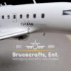 Model of Challenger 605 Qatar Executive (A7-CEA) with detailed craftsmanship.