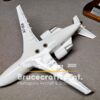 Model of Challenger 605 Qatar Executive (A7-CEA) with detailed craftsmanship.