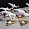 Model of Challenger 605 Qatar Executive (A7-CEA) with detailed craftsmanship.