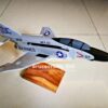 Model of McDonnell Douglas F-4 Phantom II (VMFA 122) with detailed craftsmanship.