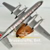 Model of Flying Tiger Line CL-44D4-2 with detailed craftsmanship.