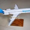 Model of Fokker 100 Skywest with detailed craftsmanship.