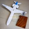 Model of Fokker 100 Skywest with detailed craftsmanship.