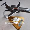 Model of Learjet 60 Jetliner (OH-TAP) with detailed craftsmanship.