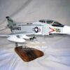 Model of McDonnell Douglas F-4 Phantom II with detailed craftsmanship.